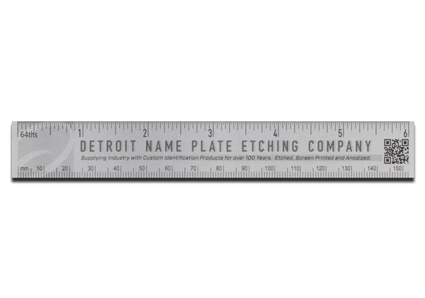 detailed metal ruler
